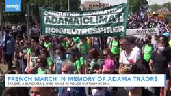 French March In Memory Of Black Man Killed In Police Custody News Clip
