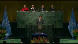 Leo DiCaprio quotes Abraham Lincoln to UN News Clip