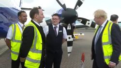 Boris Johnson visits Southampton airport News Clip