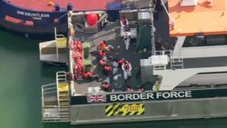 UK: The good weather in the English Channel has seen another big rise in the number of migrants attempting to cross from France. News Clip