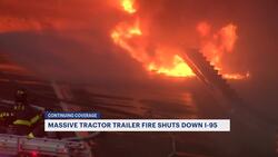 Traffic Alert: I-95 closed until at least Monday in Norwalk. Here's how the tanker fire is affecting the area. News Clip