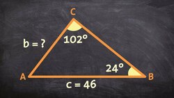 Learn how to find the missing side of a triangle using the law of sines Instructional Video