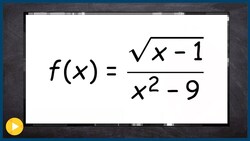 Domain of Rational Radical Function Instructional Video