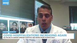 COVID Hospitalizations Increasing Again As Delta Variant Spreads News Clip