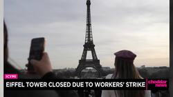 Eiffel Tower Closed Due to Workers Strike News Clip