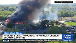 At least 5 dead, 8 wounded in Michigan church shooting and fire News Clip