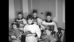 Massachusetts Governor Christian Herter sends holiday greetings News Clip