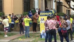 CLEAN : Hundreds of Colombians celebrate Rodolfo Hernandez's result in Bucaramanga News Clip