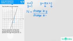 GCSE Secondary Maths Age 13-17 - Graphs: Equation of a straight line - Explained Instructional Video