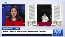 Vatican cancels more Holy Year events as Pope Francis remains hospitalized News Clip
