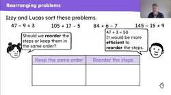Solve multi-step addition and subtraction problems efficiently Instructional Video