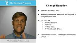 Change Equation (Organizations) Instructional Video