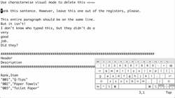 Vim Masterclass - Exercise Ten - Visual Mode - Walkthrough Instructional Video