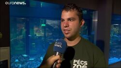 Zoo dumps plastic waste in aquarium to highlight ocean pollution problem News Clip