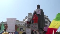 CLEAN : Tunisians protest to demand release of jailed feminist activist News Clip