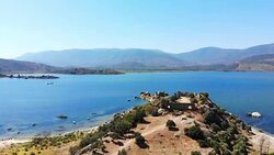 Ruins of Ancient City Heracleia, Bafa Lake Stock Footage