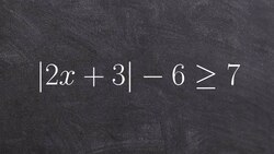 How to solve and graph an absolute value inequality with OR Instructional Video