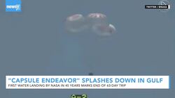 SpaceX 'Capsule Endeavor' Makes Splashdown News Clip