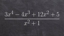 Learning how to divide two polynomials using long division Instructional Video