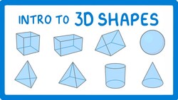 GCSE Maths - The Eight 3D Shapes You Need to Know & What Vertices, Edges & Faces are #109 Instructional Video