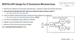 Design Microservices Architecture with Patterns and Principles - RESTful API Design for E-Commerce Microservices Instructional Video