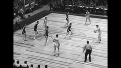 Kansas and Lovellette beat La Salle in college basketball News Clip