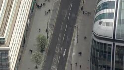 Aerials of Oxford Street News Clip
