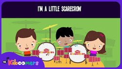 I'm A Little Scarecrow Song for Kids | Fun Fall Songs for Children | The Kiboomers Instructional Video