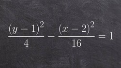 how to graph a hyperbola conic section Instructional Video
