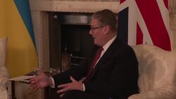 Starmer Meets Zelenskyy and Expresses UK Support News Clip