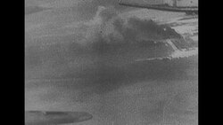 German warplanes bombing targets in Russia and aerial shots of target bombed by Japanese warplanes News Clip