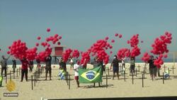 Brazil protesters call on gov't to extend COVID financial support News Clip