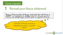 Organizing Ideas for a Persuasive Essay Instructional Video