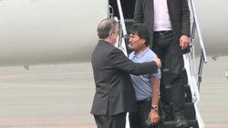 CLEAN : Bolivias Evo Morales arrives in Mexico under political asylum (3) News Clip