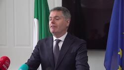 Irish Finance Minister on international trade dispute News Clip
