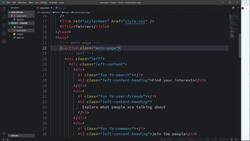 Frontend Web Development Bootcamp - Build a Twitter Clone - Styling of Main Page - Part 1 Instructional Video