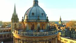 Drone Views of Historic Universities: From Oxford to Harvard and Beyond Stock Footage