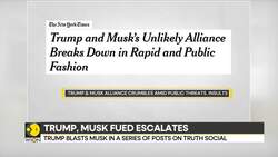 Trump And Musk Trade Insults And Allegations In Stunning Public Divorce News Clip