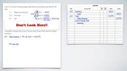 Sale of Inventory - Intermittent Weighted Average Instructional Video