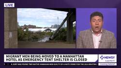 New York City Mayor Closing Randall's Island Migrant Facility News Clip