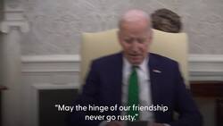 Biden welcomes Varadkar to White House for St Patrick's Day tradition News Clip