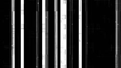 Noise on Analog TV Screen VHS Stock Footage