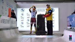 Canadian teen Hallie Clarke becomes youngest female world champion in skeleton News Clip