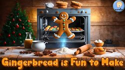 The Gingerbread Man song : Gingerbread Is Fun To Make Instructional Video
