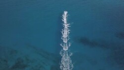 evolutions with the jet sky Stock Footage