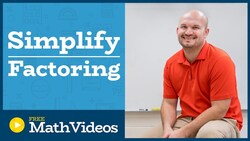Master Simplifying trigonometric expressions by using factoring Instructional Video