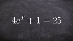Solving an exponential equation by taking log on both sides Instructional Video