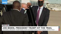 Biden, President Trump Hitting The Campaign Trail News Clip