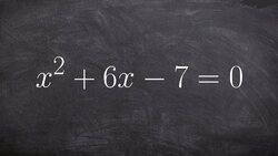 Learn how to solve a quadratic using completing the square Instructional Video
