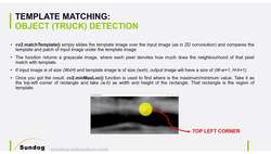 Create a computer vision system using decision tree algorithms to solve a real-world problem : Template Matching - Find a Truck Instructional Video